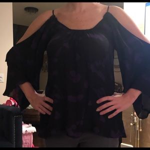 Parker cold shoulder blouse